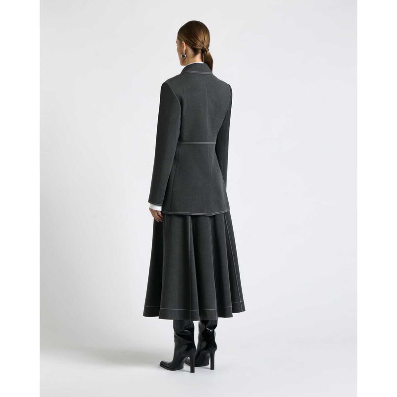 Cue Bi-Stretch Twill Full Skirt image number 1